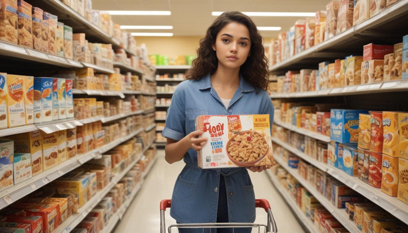 A graphic illustrating how to decode food labels, with sections like 'Serving Size', 'Calories', 'Nutrients to Limit', 'Nutrients to Get Enough Of', and 'Ingredient List'.