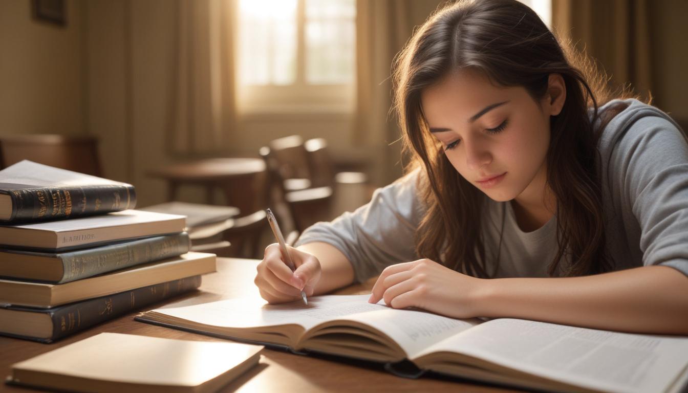 Illustration showing the impact of sleep loss on grades