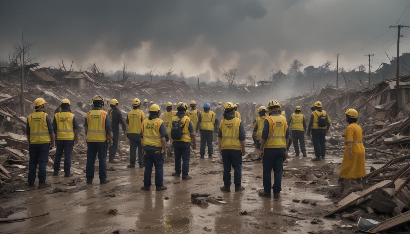 Image of disaster response technology in action