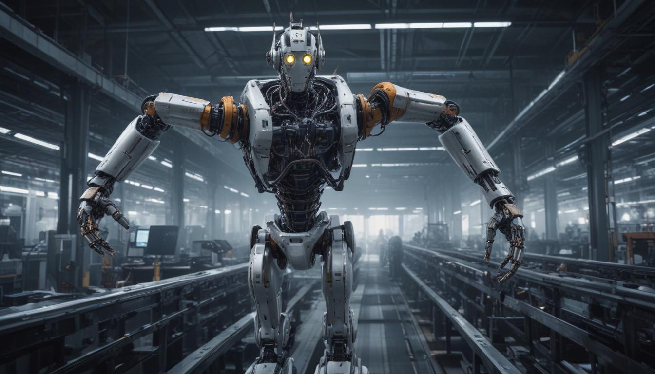 Robots in an industrial setting