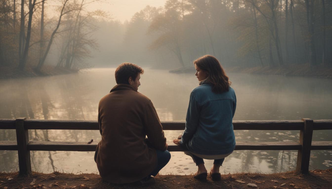 A couple holding hands, symbolizing healing and reconnection through forgiveness.
